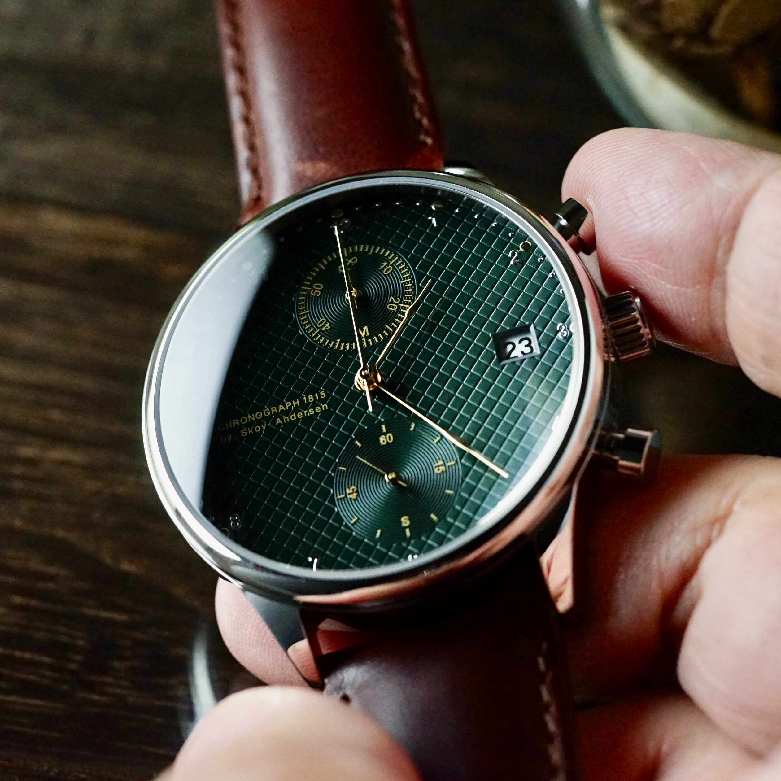 新作からSALEアイテム等お得な商品満載 About Vintage 1815 アバウトヴィンテージ クロノグラフ 腕時計 